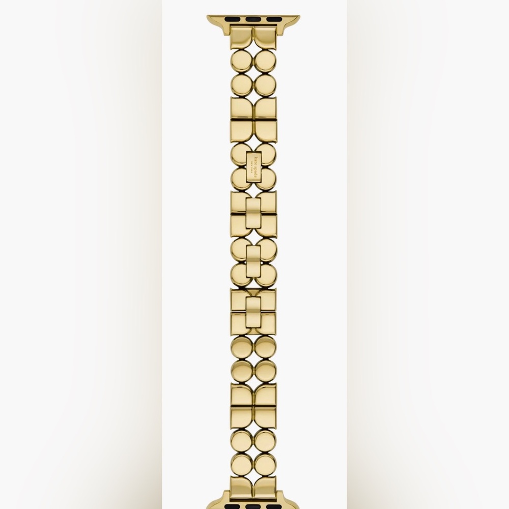 Kate Spade Noel 16mm Apple Watch bracelet watchband in Gold Tone Stainless Steel